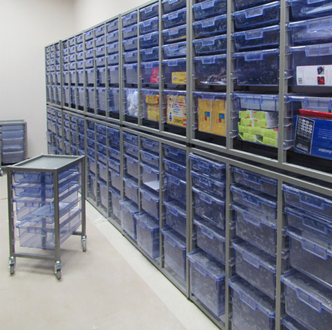 Great Level Storage maximizes classroom agility. 