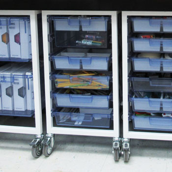 Smallest of Resources supported by customized storage solutions.